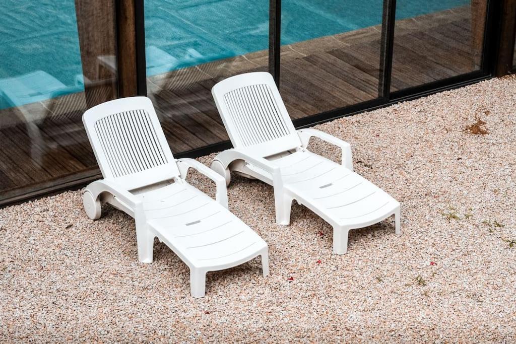 Appart-Duplex Vue Mer Panoramique Balcon & Piscine Proche Commerce Penmarch Exterior photo